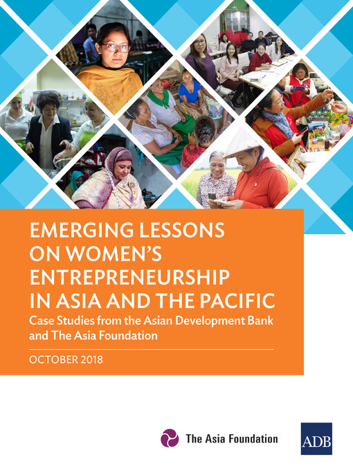 Title details for Emerging Lessons on Women's Entrepreneurship in Asia and the Pacific by Asian Development Bank - Wait list